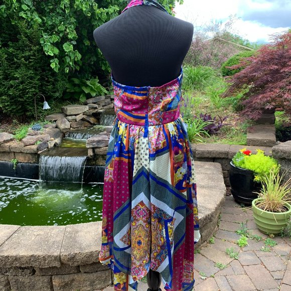 King & Saints Halter Dress Large - Picture 2 of 3